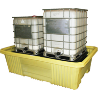 GRV double sans drain 4000i, Capacit&eacute; de d&eacute;versement 750 gal. US, 113" x 71" x 32" Seaboard Timber Mart