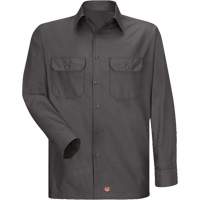 Long Sleeve Ripstop Shirt, Men's, 3X-Large, Charcoal Seaboard Timber Mart