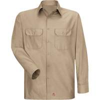 Long Sleeve Ripstop Shirt, Men's, 3X-Large, Khaki Seaboard Timber Mart