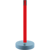 Outdoor TensaBarrier&reg; - Receiver Posts, 37" High, Red Seaboard Timber Mart