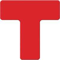 Marqueurs all&eacute;g&eacute;e/5S Armor Stripe, T, 6" lo x 6" la, Rouge, Plastique Seaboard Timber Mart