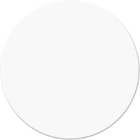 Marqueurs all&eacute;g&eacute;e/5S Armor Stripe, Cercle, 6" lo x 6" la, Blanc, Plastique Seaboard Timber Mart