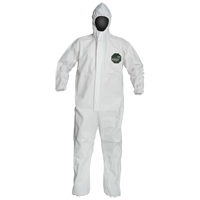 ProShield&reg; 50 Coveralls, Small, White, Microporous Seaboard Timber Mart