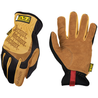Fastfit&reg; Gloves, Small, Grain Leather Palm, Elastic Cuff Seaboard Timber Mart