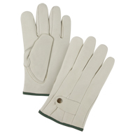 Gants de cordeur doubl&eacute;s pour l'hiver de premi&egrave;re qualit&eacute;, Moyen, Paume Cuir fleur de vache, Doubleure Molleton Seaboard Timber Mart