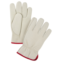 Premium Winter-Lined Driver's Gloves, Small, Grain Cowhide Palm, Fleece Inner Lining Seaboard Timber Mart