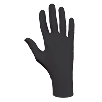 Gants biod&eacute;gradables 6112PF, T-petit, Nitrile, 4 mils, Sans poudre, Noir Seaboard Timber Mart