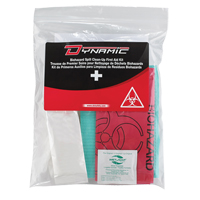 Trousse de premiers soins pour nettoyage de biorisques Dynamic, Dispositif m&eacute;dical Classe 1, Sac en plastique refermable Seaboard Timber Mart