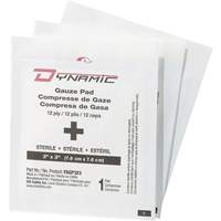 Dynamic Gauze, Pad, 3" L x 3" W, Sterile, Medical Device Class 1 Seaboard Timber Mart