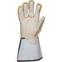 Gants pour monteur de ligne, Petit, Paume en Cuir fleur de vache Seaboard Timber Mart