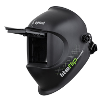 Masque de soudage Liteflip Autopilot, 3,94" lo x 1,97" la Champ de vision, Teinte 1/5/5 - 14, Noir Seaboard Timber Mart