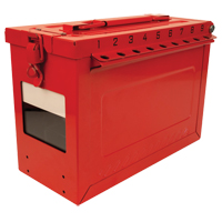 Large Group Lock Box, Red Seaboard Timber Mart