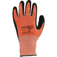 Vis-Tech Y9294 Cut Resistant Gloves, Size 6/X-Small, 13 Gauge, Polyurethane Coated, Stainless Steel Shell, ANSI/ISEA 105 Level 4 Seaboard Timber Mart