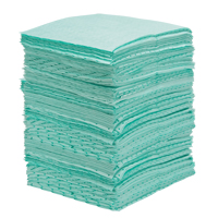 Premium Bonded Sorbent Pads, Hazmat, 15" x 18", 30 gal. Absorbancy Seaboard Timber Mart