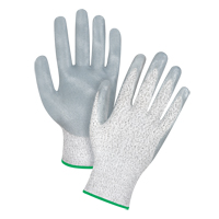 High-Performance Cut-Resistant Gloves, Size Medium/8, 13 Gauge, Nitrile Coated, HPPE Shell, ANSI/ISEA 105 Level 4/EN 388 Level 5 Seaboard Timber Mart