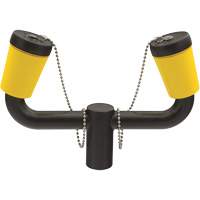 Ensemble de pommeaux doubles pour douche oculaire Seaboard Timber Mart
