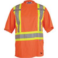 T-shirt de s&eacute;curit&eacute; Viking, Polyester, Petit, Orange haute visibilit&eacute; Seaboard Timber Mart