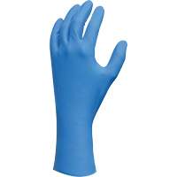 Gants l&eacute;gers, 7/Petit, Nitrile, 9 mils, Sans poudre, Bleu Seaboard Timber Mart