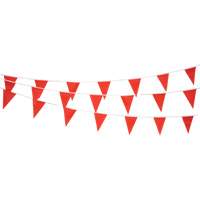 Cordon de fanions, 60' lo, Rouge Seaboard Timber Mart