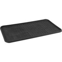 Boot Tray, Plastic, Black, 25" L x 14" W Seaboard Timber Mart