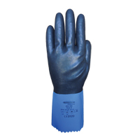 Gants enti&egrave;rement tremp&eacute;s et r&eacute;sistants aux produits chimiques Summitech, Taille Petit/7, 11,8" lo, Chloropr&egrave;ne, Doublure en Poly-coton, 59 mils Seaboard Timber Mart