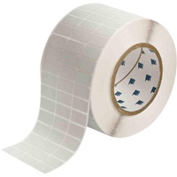 Glossy Rating Plate Labels, Metalized Polyester, 1" L x 0.5" H, Silver Seaboard Timber Mart