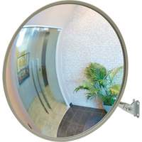 Convex Mirror with Telescopic Arm, Indoor/Outdoor, 12" Diameter Seaboard Timber Mart