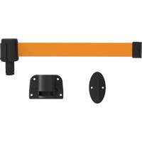 PLUS Wall Mount Barrier System, Plastic, Screw Mount, 15', Orange Tape Seaboard Timber Mart