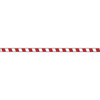 Tough-Mark Heavy-Duty Floor Marking, Rectangle, 48" L x 2" W, Red and White, Polyethylene Seaboard Timber Mart