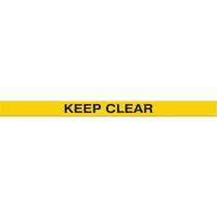 Tough-Mark Heavy-Duty Floor Marking, Rectangle, 48" L x 2" W, Yellow, Polyethylene Seaboard Timber Mart