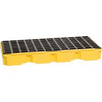 Modular Spill Platform, 30 US gal. Spill Capacity, 51.5" x 26.25" x 6.5" Seaboard Timber Mart
