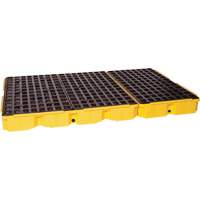 Modular Spill Platform, 88 US gal. Spill Capacity, 51.5" x 78.25" x 6.5" Seaboard Timber Mart