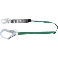 V-Series Lanyard, 6', Rebar Hook Center, Snap Hook Leg Ends, Polyester Seaboard Timber Mart