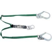 V-Series Lanyard, 6', Rebar Hook Center, Snap Hook Leg Ends, Polyester Seaboard Timber Mart