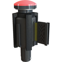 PLUS Barrier System Strobe Light Bracket & Red Strobe Light, Black Seaboard Timber Mart