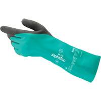 Gants r&eacute;sistants &agrave; la coupure et aux produits chimiques 58-735 AlphaTec, Taille 6, 13" lo, Nitrile, Doublure en Nylon, 39 mils Seaboard Timber Mart