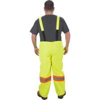 RZ1000 Rain Bib Pants, Polyester, Small, High Visibility Lime-Yellow Seaboard Timber Mart