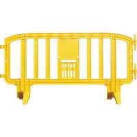Movit Barricade, Interlocking, 78" L x 39" H, Yellow Seaboard Timber Mart