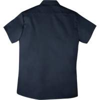 Short-Sleeved Twill Work Shirt, Men's, 4X-Large, Navy Blue Seaboard Timber Mart