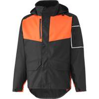 Manteau imperm&eacute;able West Coast, Polyester, Petit, Noir/Orange Seaboard Timber Mart