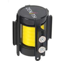 Magnetic Tape Cassette for Build-Your-Own Crowd Control Barrier, 7', Yellow Tape Seaboard Timber Mart