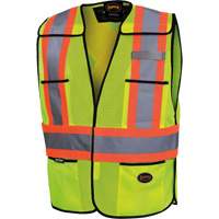 6927 Veste de s&eacute;curit&eacute;, Jaune lime haute visibilit&eacute;, Polyester Seaboard Timber Mart