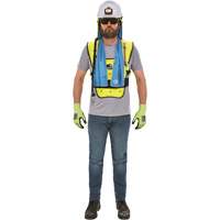 Chill-Its&reg; 6687 Economy Dry Evaporative Cooling Vest, Small/Medium, High Visibility Lime-Yellow Seaboard Timber Mart