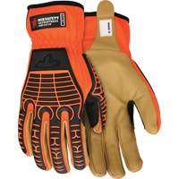 UltraTech Impact Gloves, Medium, Grain Leather Palm, Slip-On Cuff Seaboard Timber Mart