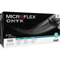 Gants Onyx, Petit, Nitrile, 3,5 mils, Sans poudre, Noir Seaboard Timber Mart