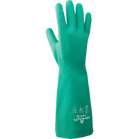 Gants r&eacute;sistants aux produits chimiques s&eacute;rie 747, Taille Grand/9, 18" lo, Nitrile, 22,04 mils Seaboard Timber Mart