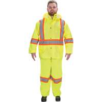 RZ1000 Rain Suit, Polyester, Small, High Visibility Lime-Yellow Seaboard Timber Mart