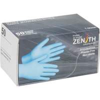 Vending Pack Disposable Gloves, Medium, Nitrile, 4.5-mil, Powder-Free, Blue Seaboard Timber Mart