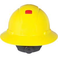 Full Brim Hardhat with Uvicator Sensor, Ratchet Suspension Seaboard Timber Mart