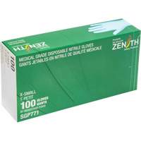 Gants jetables de calibre m&eacute;dical r&eacute;sistants &agrave; la perforation, T-petit, Nitrile, 4,5 mils, Sans poudre, Bleu, Classe 2 Seaboard Timber Mart